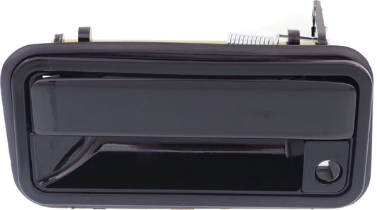 CV13121 Exterior Door Handle Compatible with 1988-1998 Chevrolet C1500 1999-2000 Cadillac Escalade Front, Left Driver Smooth Black