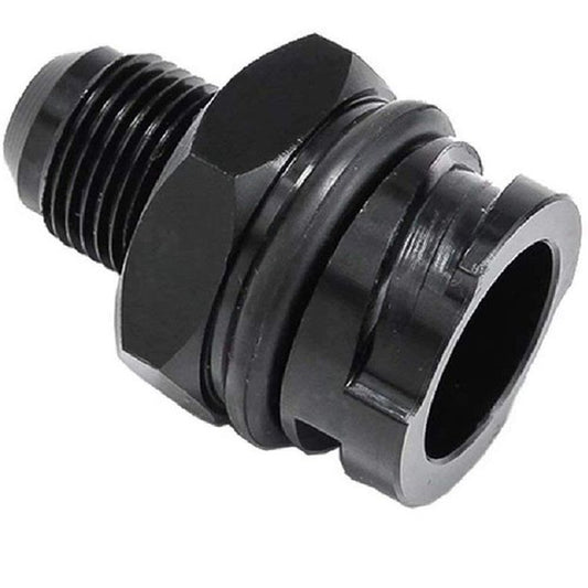 Billet Black Aluminum Valve Cover Oil Cap W/-10 an Fitting for LS LSX LS1 LS2