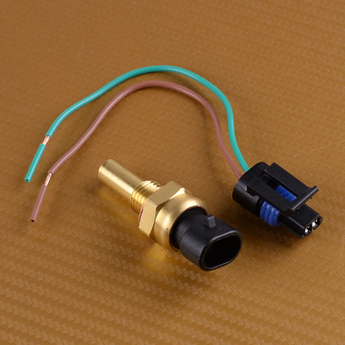 Engine Coolant Temperature Sensor with Connector Fit for Buick Cadillac GMC Daewoo Isuzu Hummer Pontiac 12162193 15326388