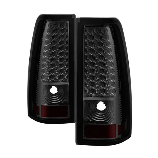 Xtune Chevy Silverado 1500/2500/3500 99-02 99-03 LED Tail Lights Smoke ALT-ON-CS99-LED-SM Fits Select: 1999-2001 CHEVROLET SILVERADO, 2002-2007 GMC NEW SIERRA
