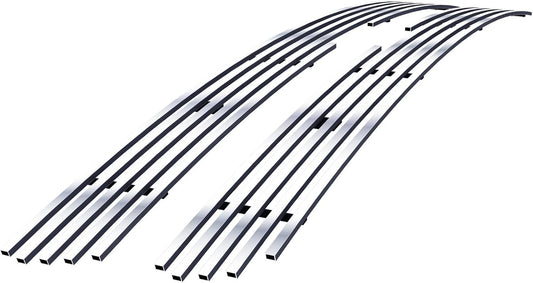 Compatible with Chevy Silverado 1500 2500 3500 1999-2000 & Suburban Tahoe 00-06 Main Upper Stainless Steel SS Chrome Billet Front Grill Grille Insert C65701A