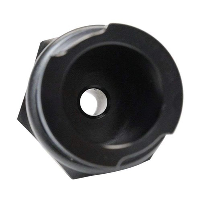 Billet Black Aluminum Valve Cover Oil Cap W/-10 an Fitting for LS LSX LS1 LS2