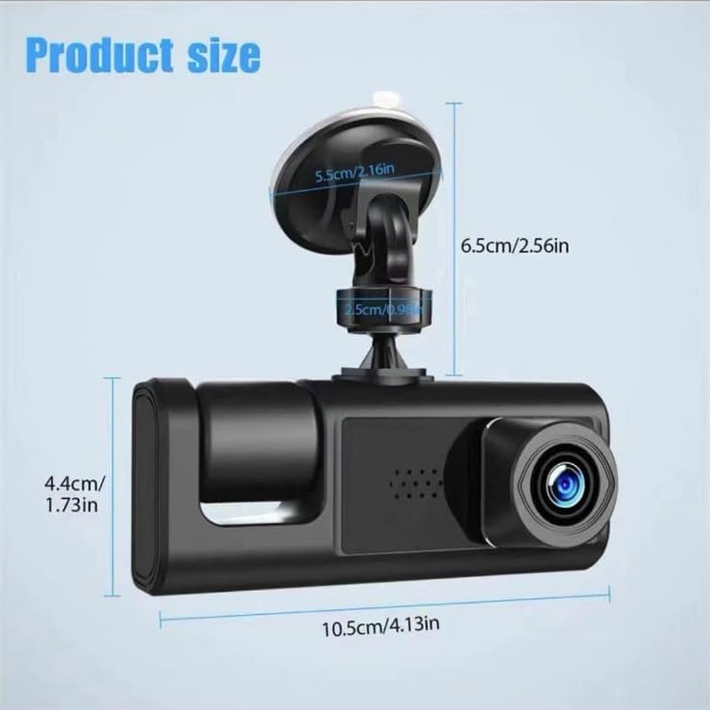 Dash Camera for Car Security Camera Dash Cam Mini Car Recorder 2 Inch Screen Front and inside Dual Car Cameras 1080P with WDR, Night Vision, G-Sensor Auto Lock, Loop Recording