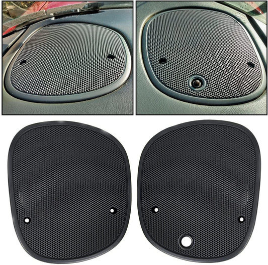 Driver&Passenger Side Dash Speaker Cover Grille for 98-05 GMC Jimmy Sonoma Chevrolet S10 Blazer Bravada LH+RH