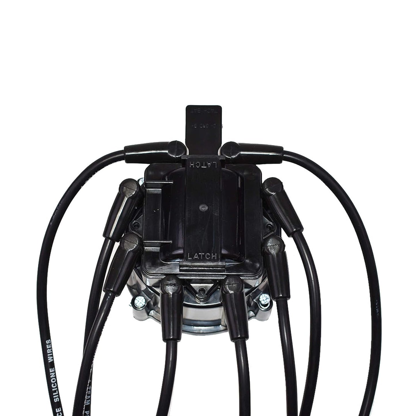 - HEI Distributor W/Sbc under the Exhaust Spark Plug Wires and HEI Pigtail Harness Complete Kit - Compatible with Chevrolet Chevy GM GMC SBC 262 265 267 283 302 350 383 400 Red Cap