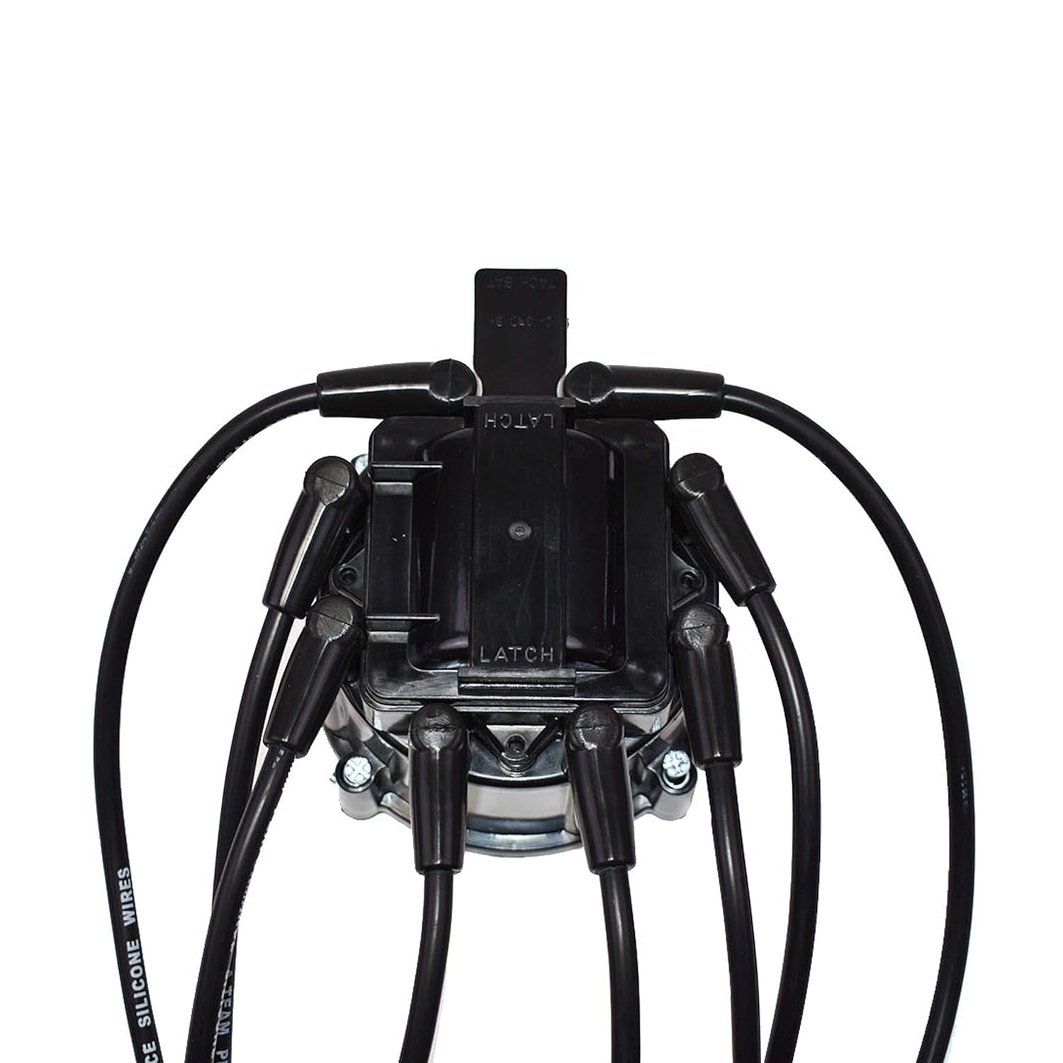 - HEI Distributor W/Sbc under the Exhaust Spark Plug Wires and HEI Pigtail Harness Complete Kit - Compatible with Chevrolet Chevy GM GMC SBC 262 265 267 283 302 350 383 400 Red Cap