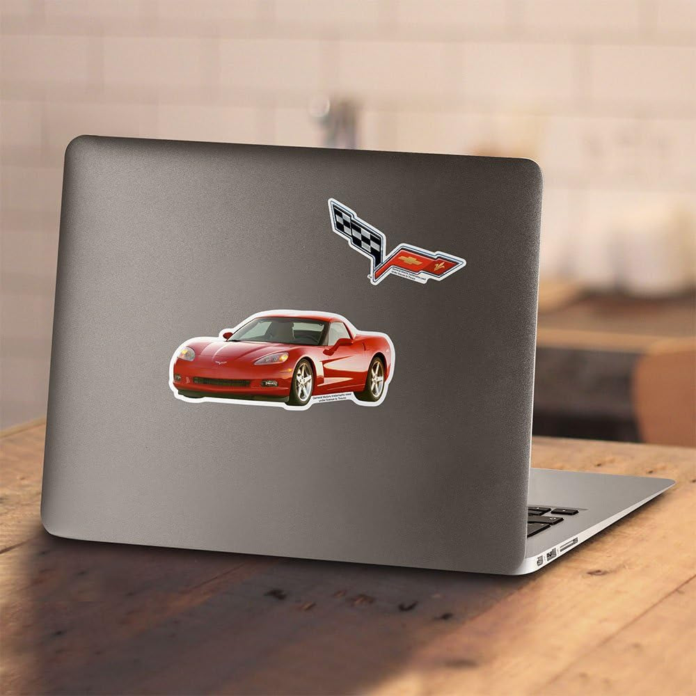 Chevy Corvette Convertible Racing Logo GM Car, T Shirt Grey