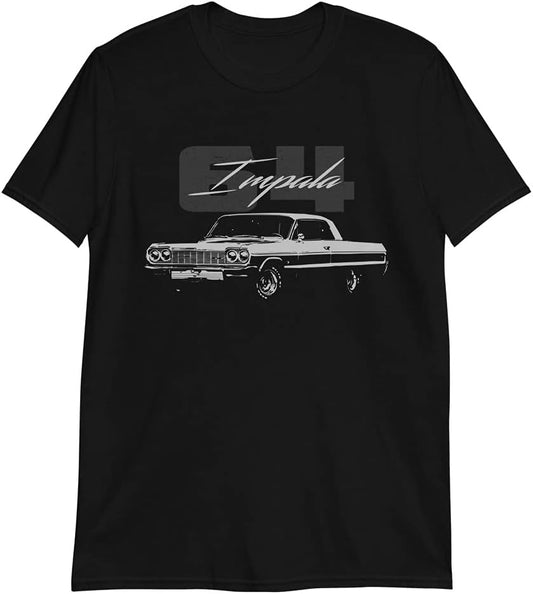 1964 Chevy Impala SS Classic Car Short-Sleeve Unisex T-Shirt