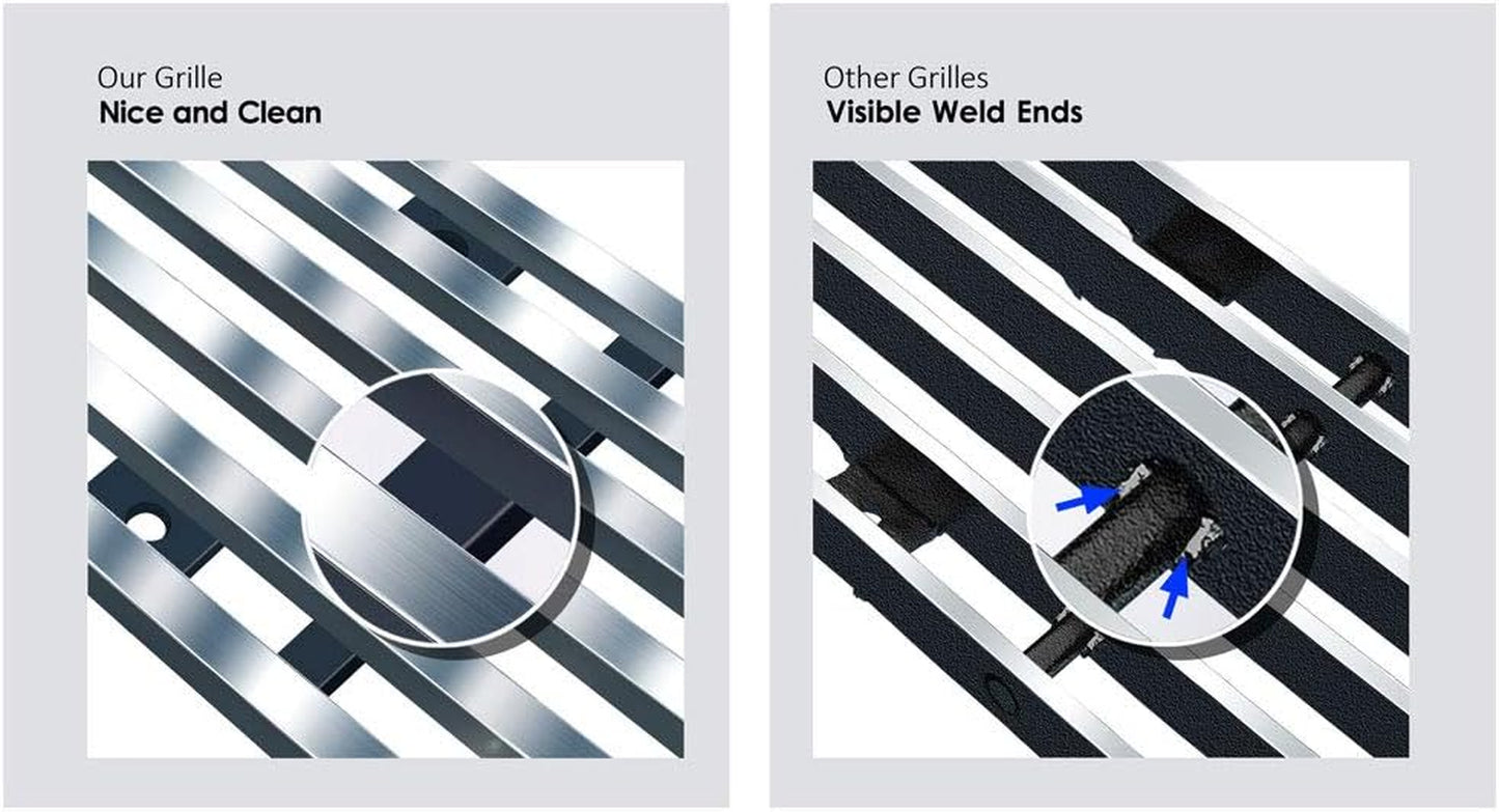 Compatible with Chevy Blazer C K Pickup Suburban 1994-1999 & 95-99 Tahoe Main Upper Stainless Steel SS Chrome Billet Front Grill Grille Insert C85011A