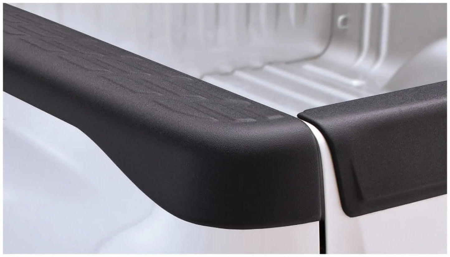 07-13 GMC Sierra 1500 Fleetside Bed Rail Caps 97.6In Bed - Black Fits Select: 2011 GMC SIERRA C1500 SLE, 2013 GMC SIERRA K1500 SLE