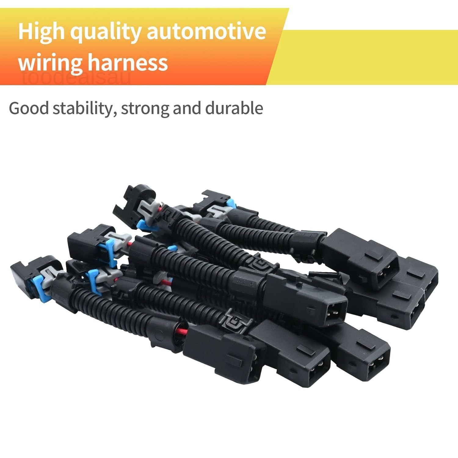 8Pcs LS1 LS6 LT1 EV1 Injector Harness, Pigtails to Multec LQ4, LQ9 4.8 5.3 6.0..