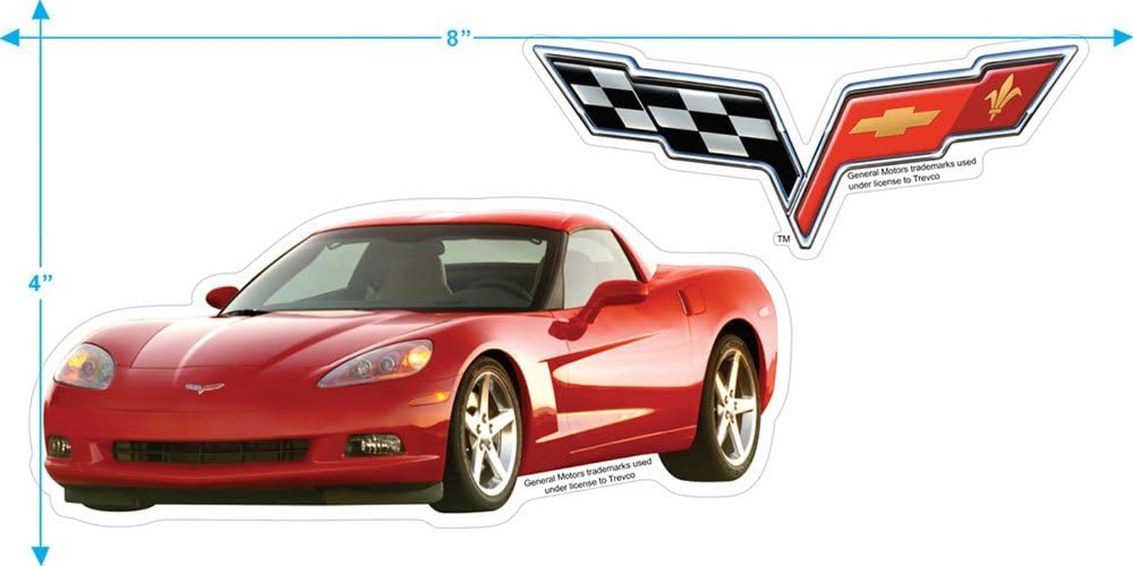 Chevy Corvette Convertible Racing Logo GM Car, T Shirt Grey