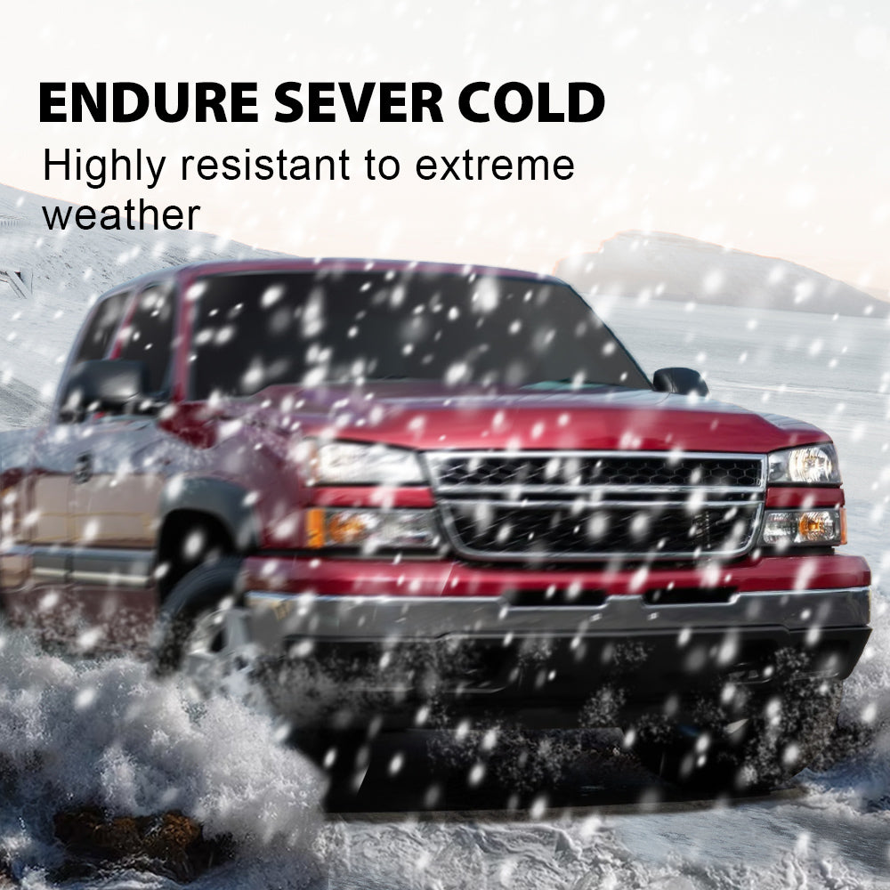 4 PCS Matte Factory Style Fender Flares Black Fit for 1999-2006 GMC Sierra Chevy Silverado