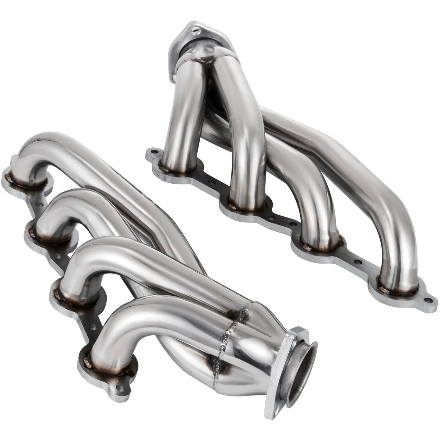 VEVOR Exhaust Header Set 1 5/8 Exhaust Turbo Headers, Stainless Steel Exhaust Manifold Headers, Shorty Engine Conversion LS Swap Exhaust Headers for Chevy LS1 LS2 LS3 LS6 LS10 Suv/Truck Car