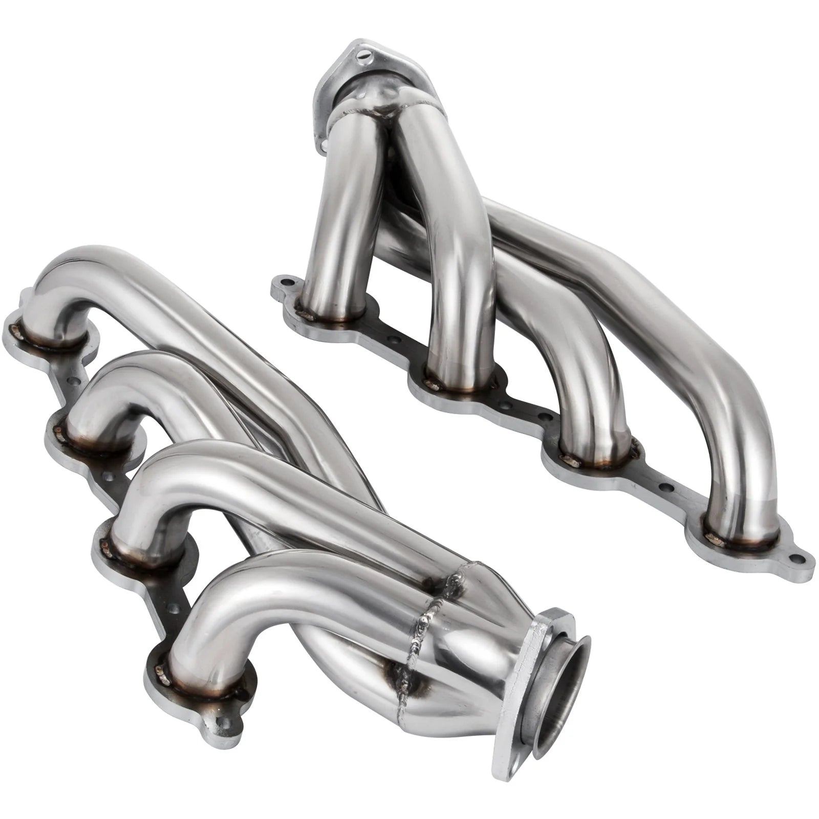 VEVOR Exhaust Header Set 1 5/8 Exhaust Turbo Headers, Stainless Steel Exhaust Manifold Headers, Shorty Engine Conversion LS Swap Exhaust Headers for Chevy LS1 LS2 LS3 LS6 LS10 Suv/Truck Car