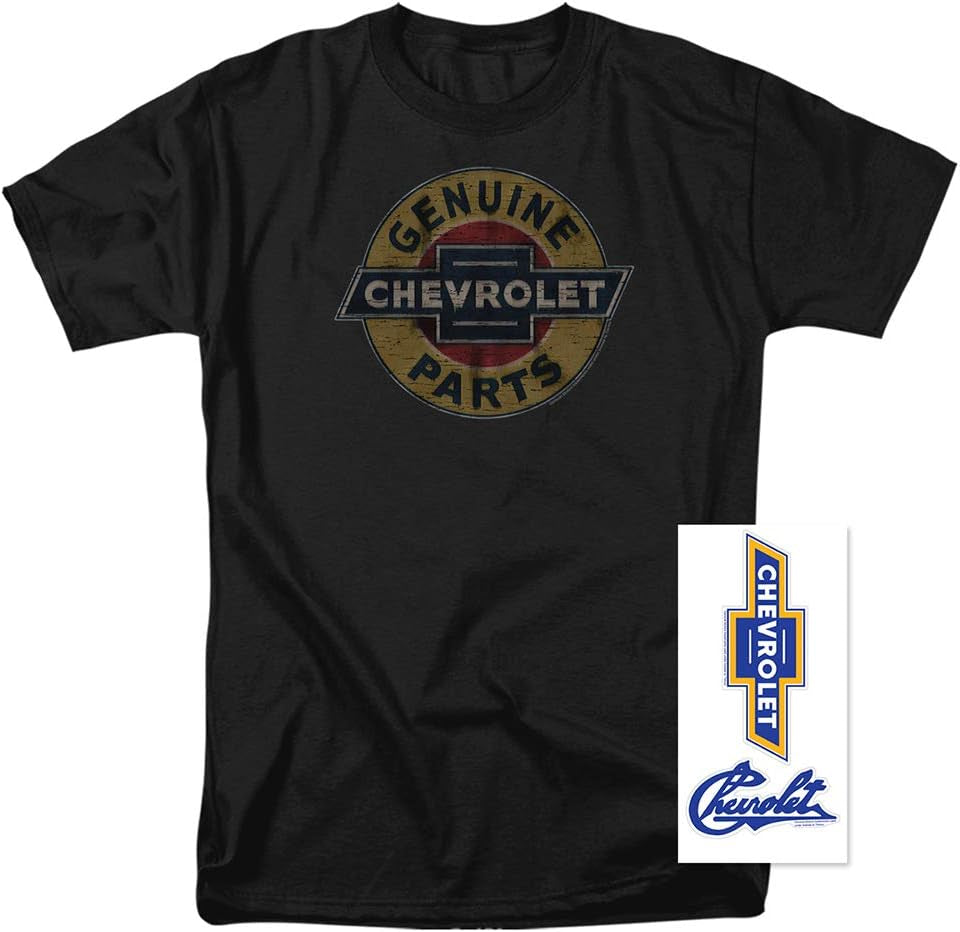 Chevy Genuine Chevy Parts Distressed Sign T-Shirt