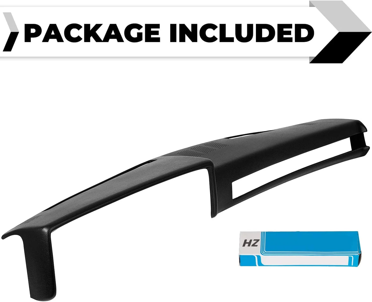 Black Dashboard Cover Dash Cap Compatible with 1981-1987 Chevy GMC Full Size Pickup 1981-1993 Chevy GMC SUV