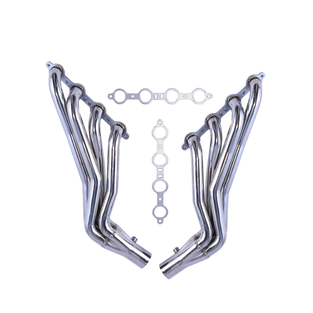Exhaust Header for C10 LS LS1 LS2 LS3 LS6 Long Tube 1-7,8 Ban the Sale of Amazon
