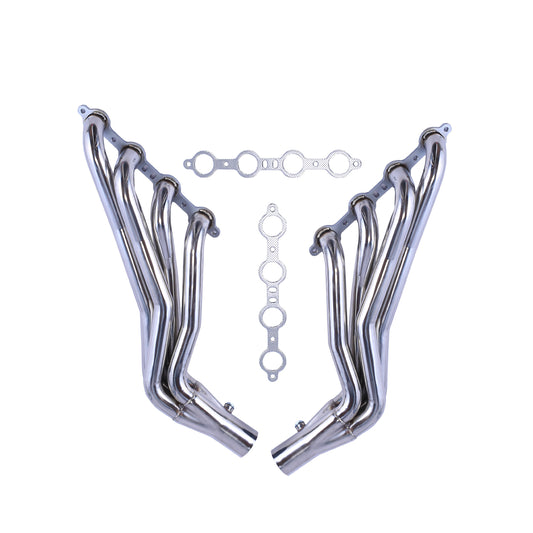 Exhaust Header for C10 LS LS1 LS2 LS3 LS6 Long Tube 1-7,8 Ban the Sale of Amazon