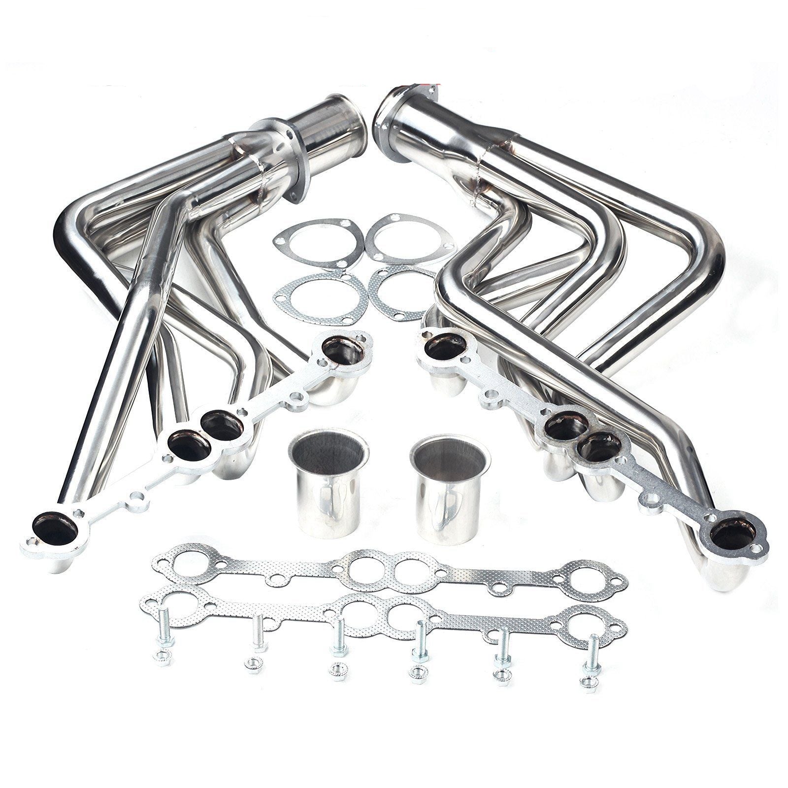 Exhaust Manifold Header for Chevy GMC 73-85 Small Block Long Tube 1-5-8 Ban the Sale of Amazon