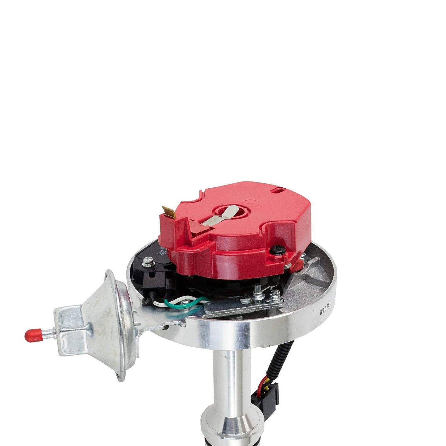 - HEI Distributor W/Sbc under the Exhaust Spark Plug Wires and HEI Pigtail Harness Complete Kit - Compatible with Chevrolet Chevy GM GMC SBC 262 265 267 283 302 350 383 400 Red Cap