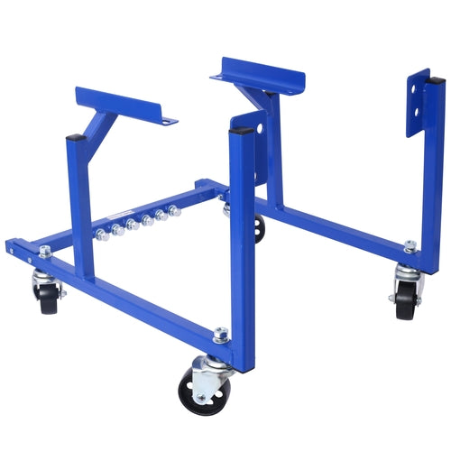 Engine Cradle with Wheels Powder Coat 3in Heavy Duty Steel