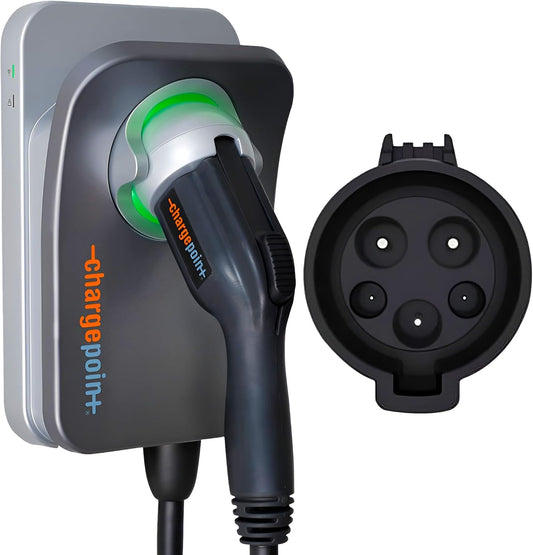 Homeflex Level 2 EV Charger J1772, Hardwired for Electric Car - Fast Smart Battery Power Charging at Home for Electric Automobile Vehicles