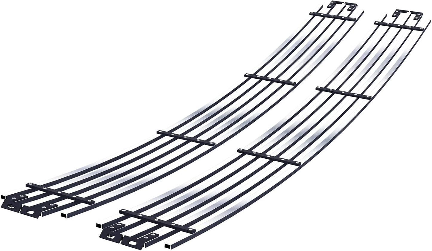 Compatible with Chevy Blazer C K Pickup Suburban 1994-1999 & 95-99 Tahoe Main Upper Stainless Steel SS Chrome Billet Front Grill Grille Insert C85011A